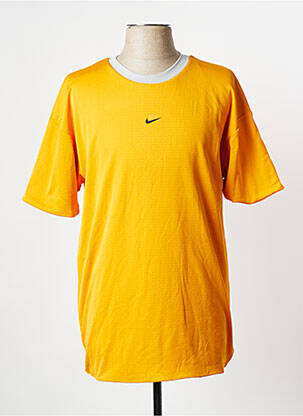 T-marškinys oranžinė NIKE vyras