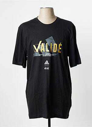 T-marškinys juodas ADIDAS vyras