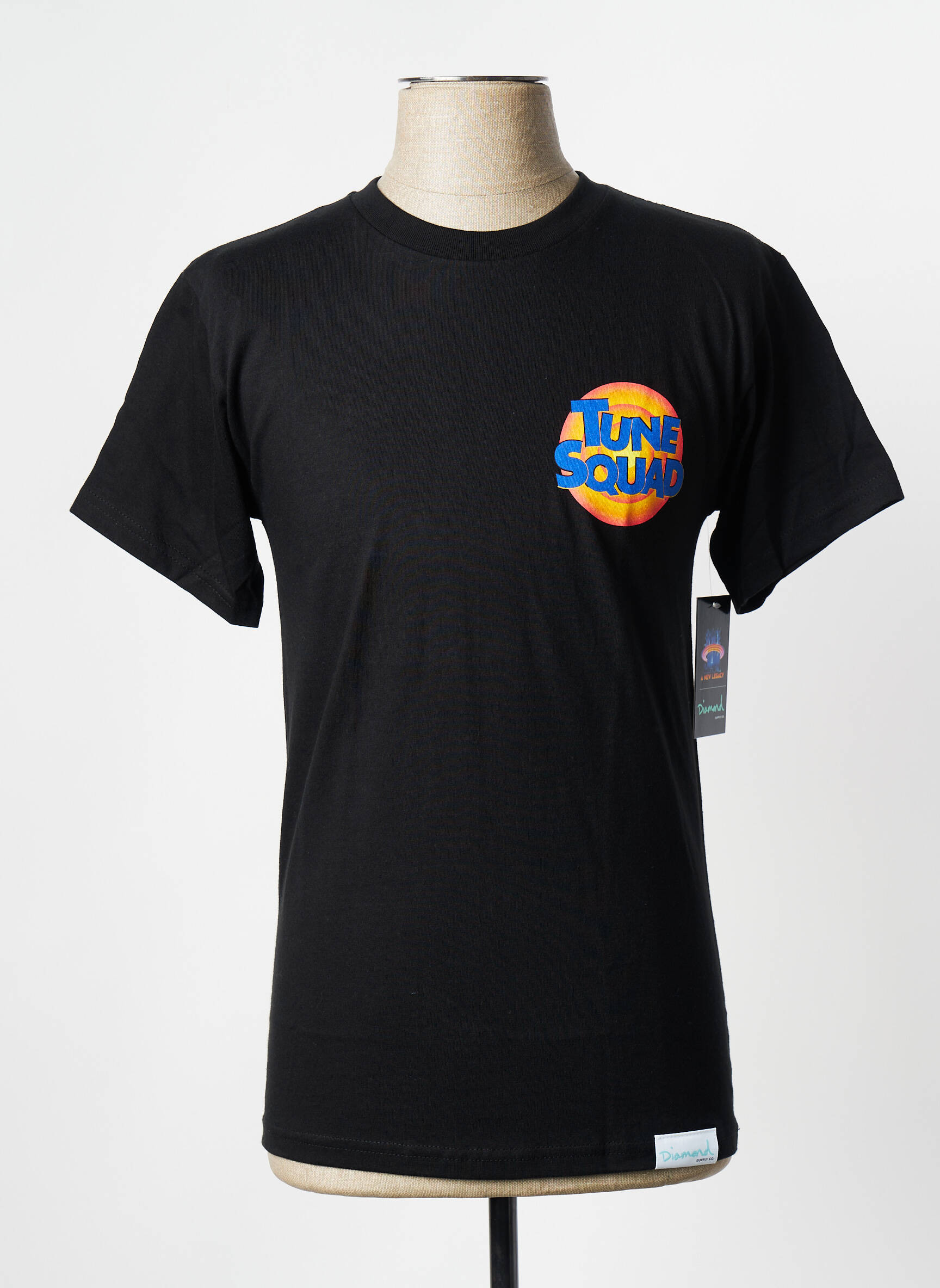 T-marškinys juodas DIAMOND SUPPLY CO vyras