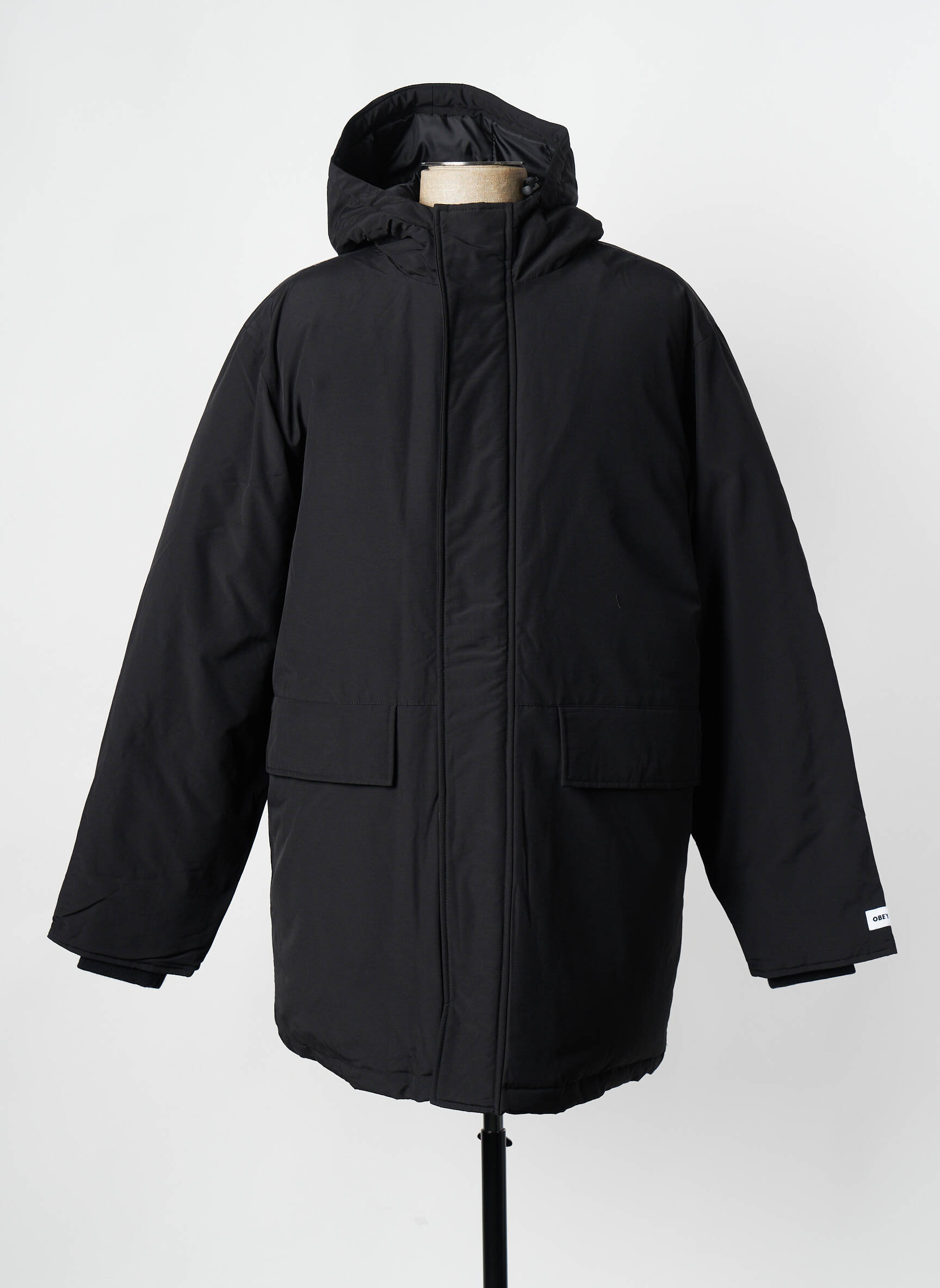 Parka juodas OBEY vyras
