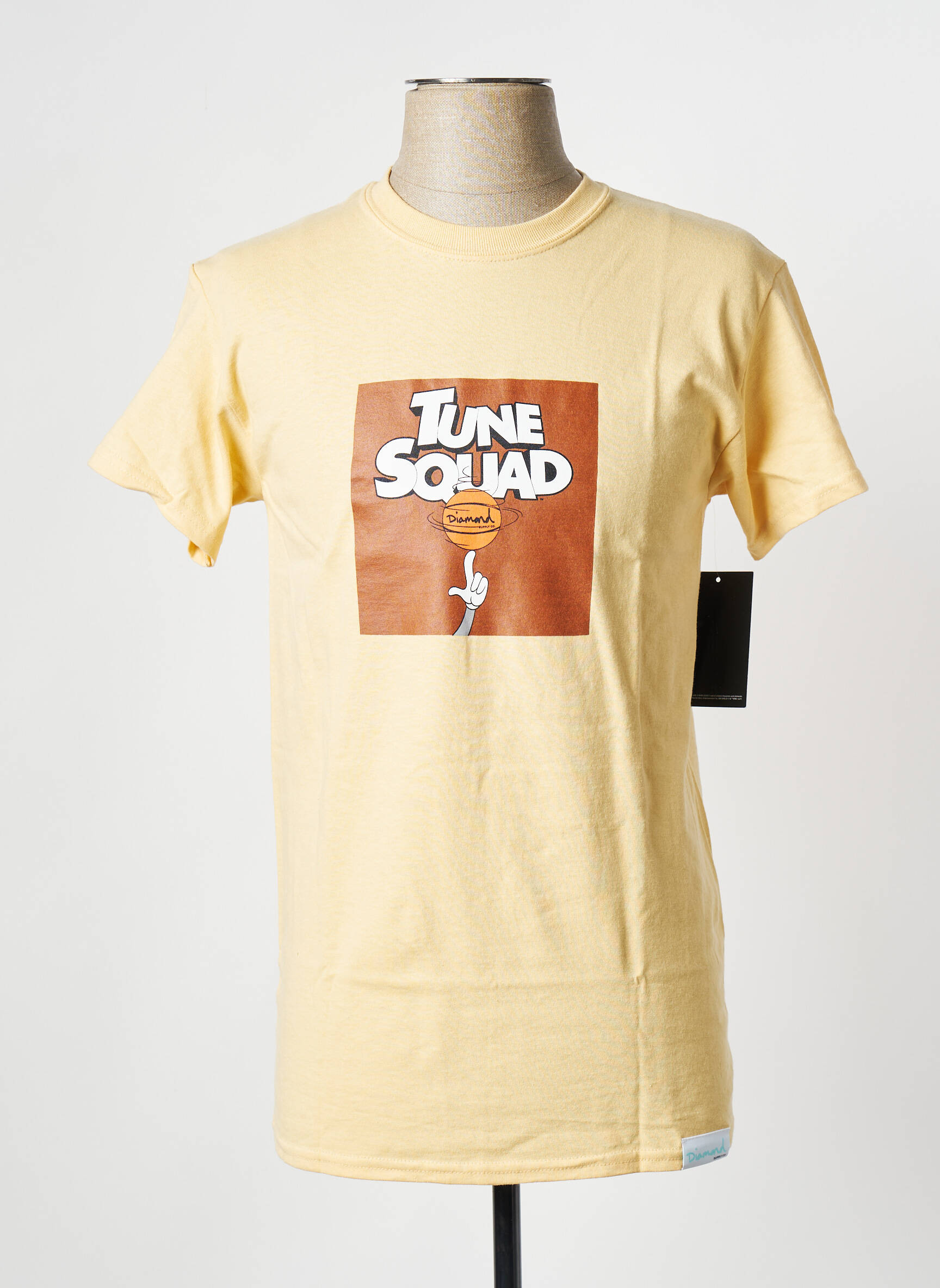 T-marškinys rudas DIAMOND SUPPLY CO vyras
