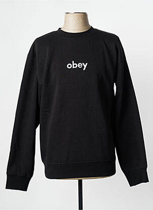 Mikroskopas juodas OBEY vyras
