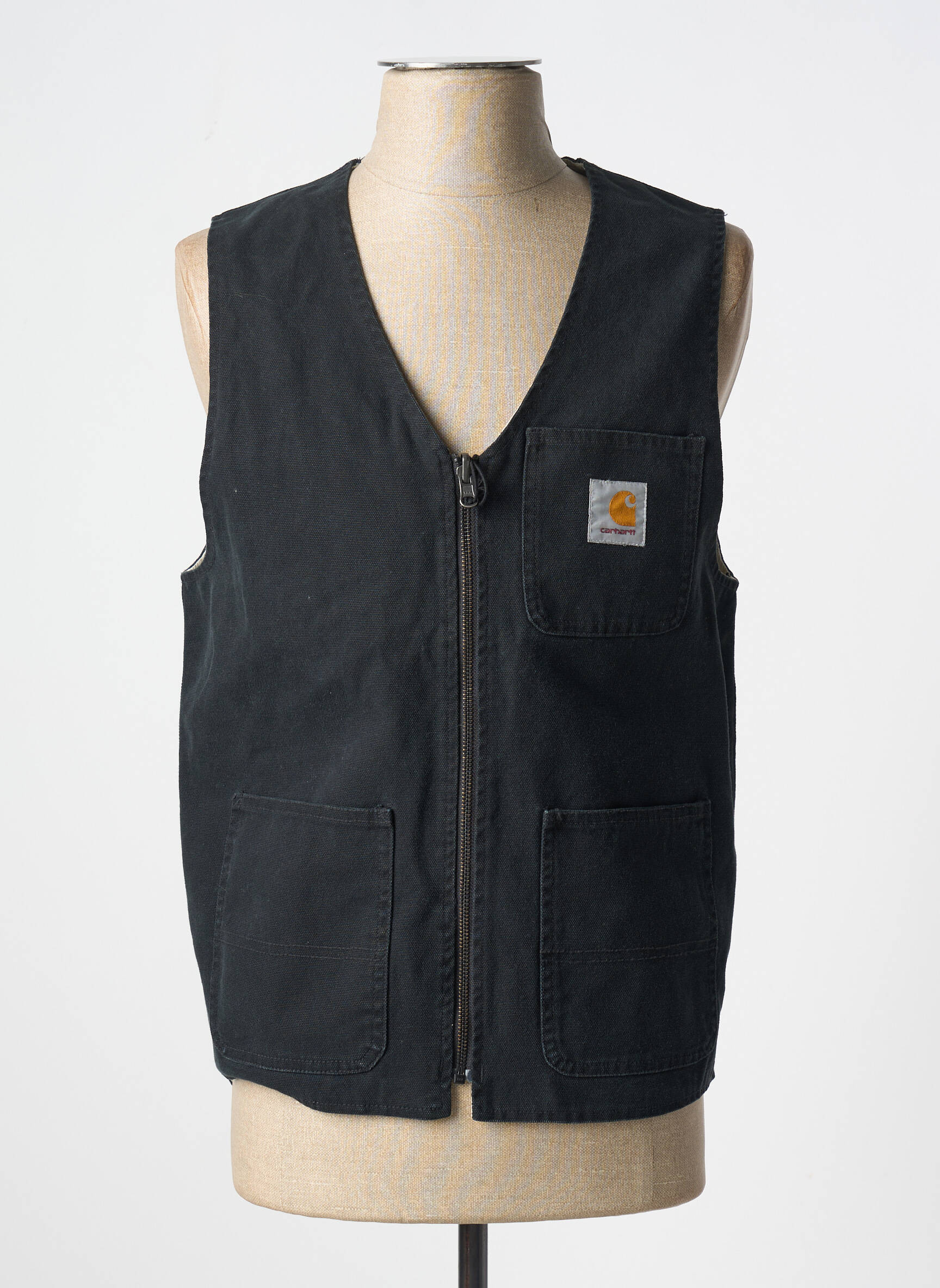 Be rankovių liemenė juodas CARHARTT vyras