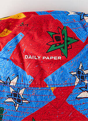 Skrybėlė raudona DAILY PAPER vyras