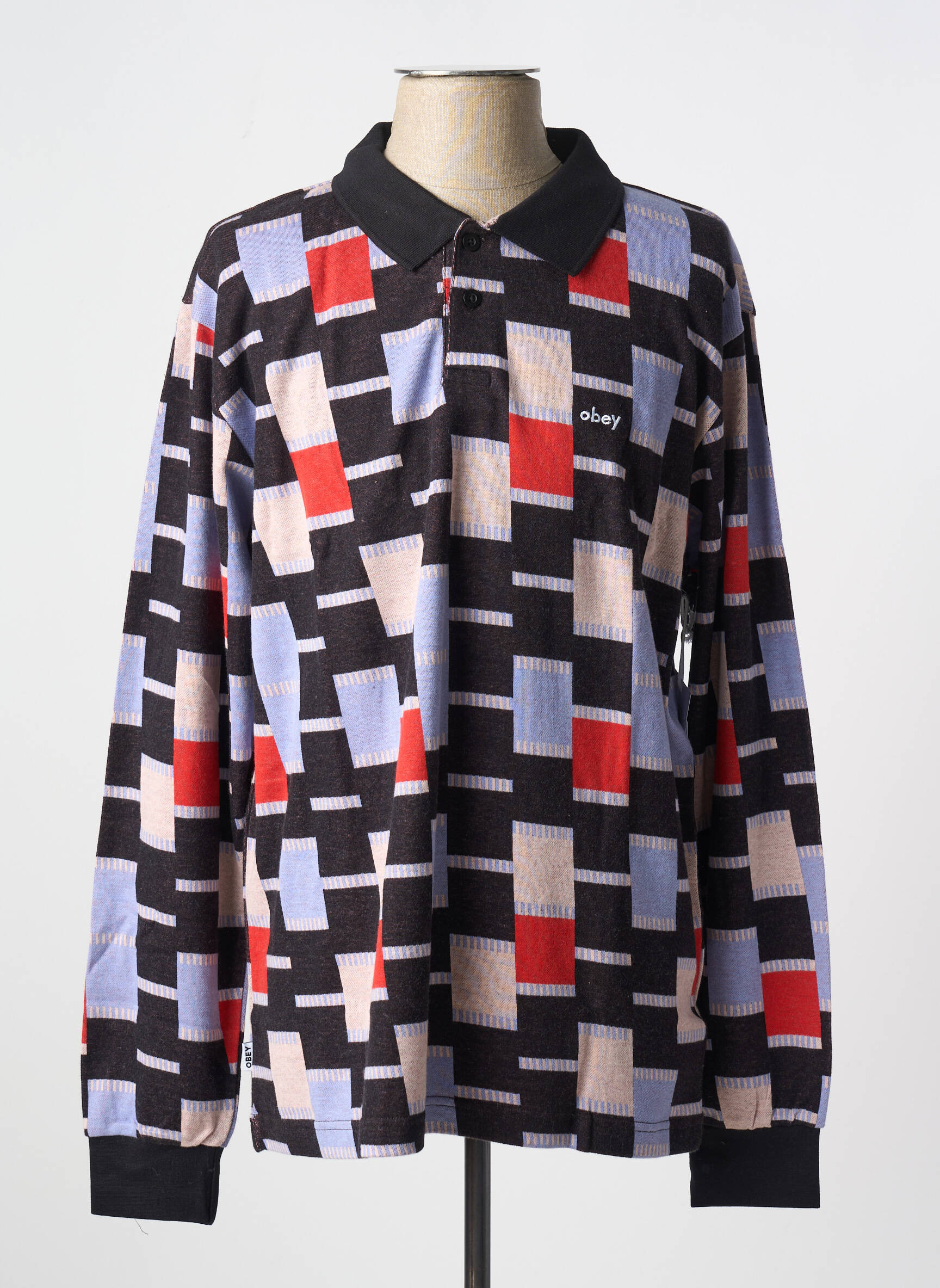 Polo juodas OBEY vyras