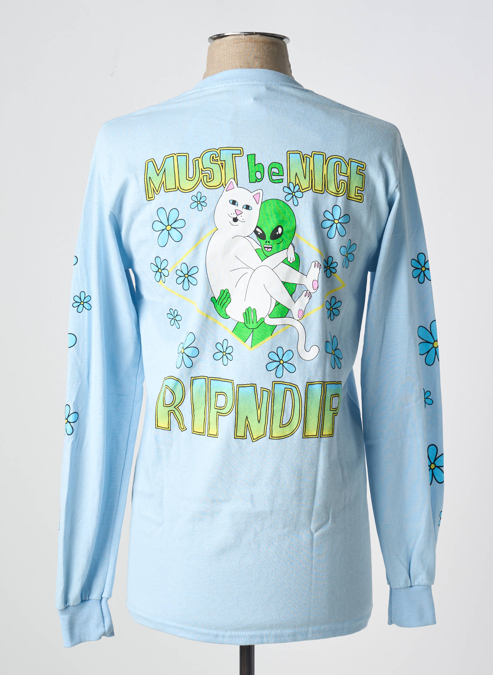 T-marškinys mėlyna RIPNDIP vyras