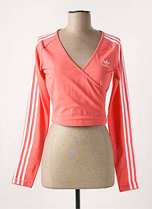 T-marškinys rožinė ADIDAS moteris
