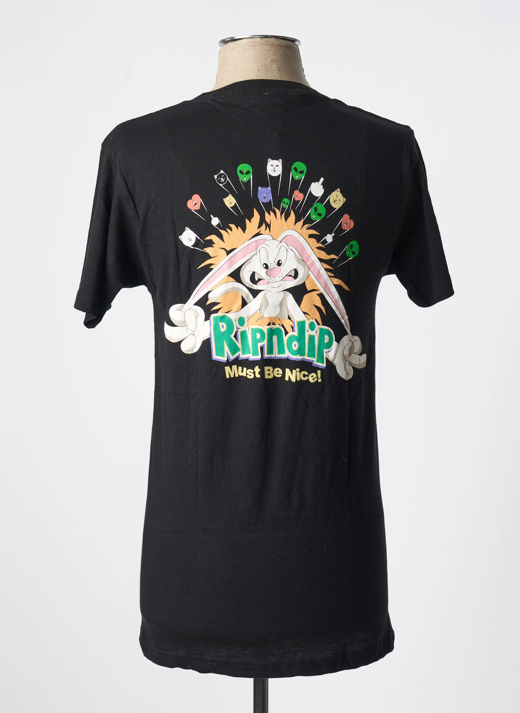 T-marškinys juodas RIPNDIP vyras