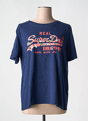 T-marškinys juodas SUPERDRY moteris