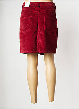 Mini sijonas raudona KNOWLEDGE COTTON APPAREL moteris