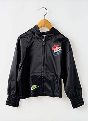 Kapišonas apvalus kaklas juodas NIKE mergina