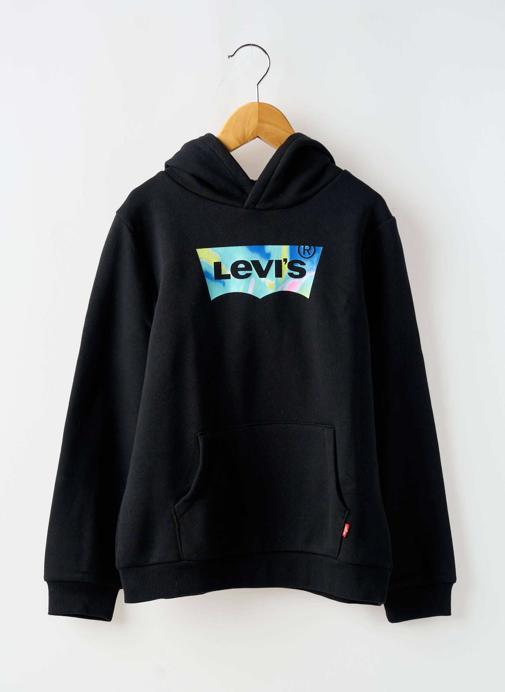 Kapišonas apvalus kaklas juodas LEVI'S berniukas