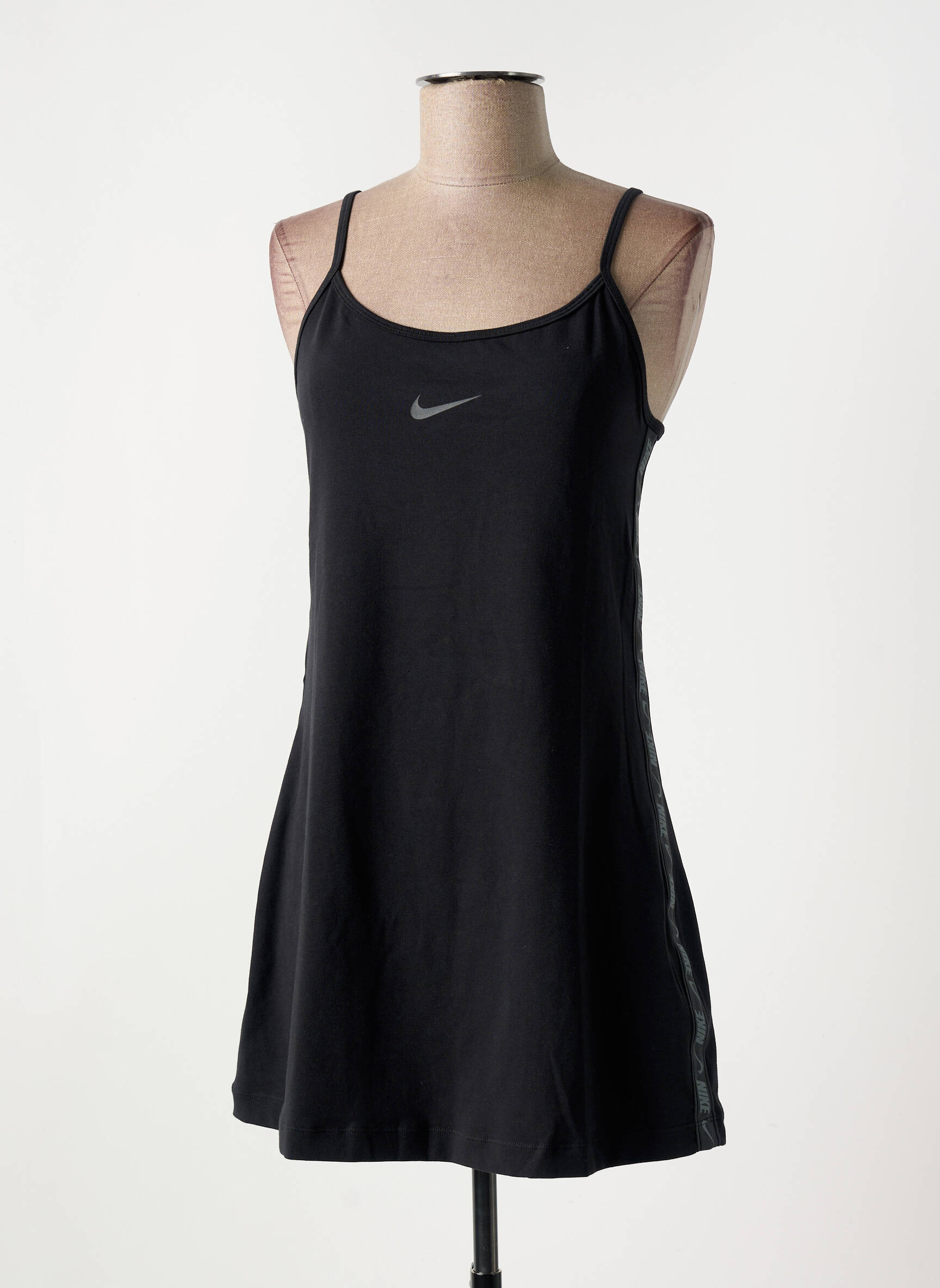 Trumpa suknelė juodas NIKE moteris