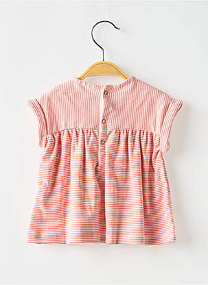 Viršūnė apvalus kaklas rožinė PETIT BATEAU mergina