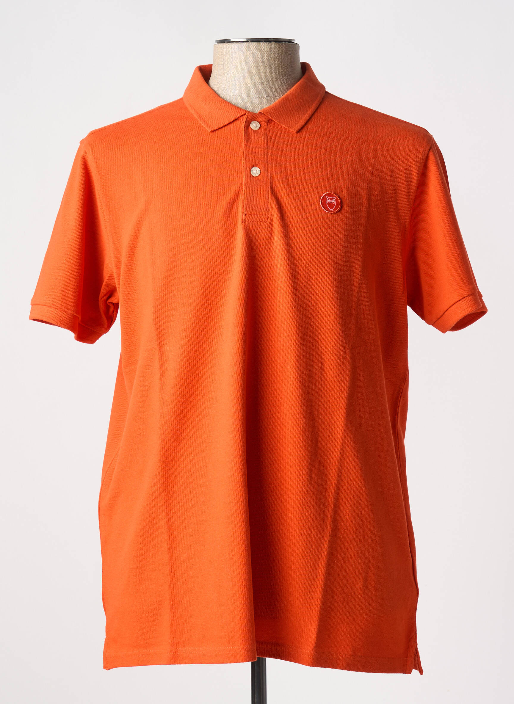 Polo oranžinė KNOWLEDGE COTTON APPAREL vyras