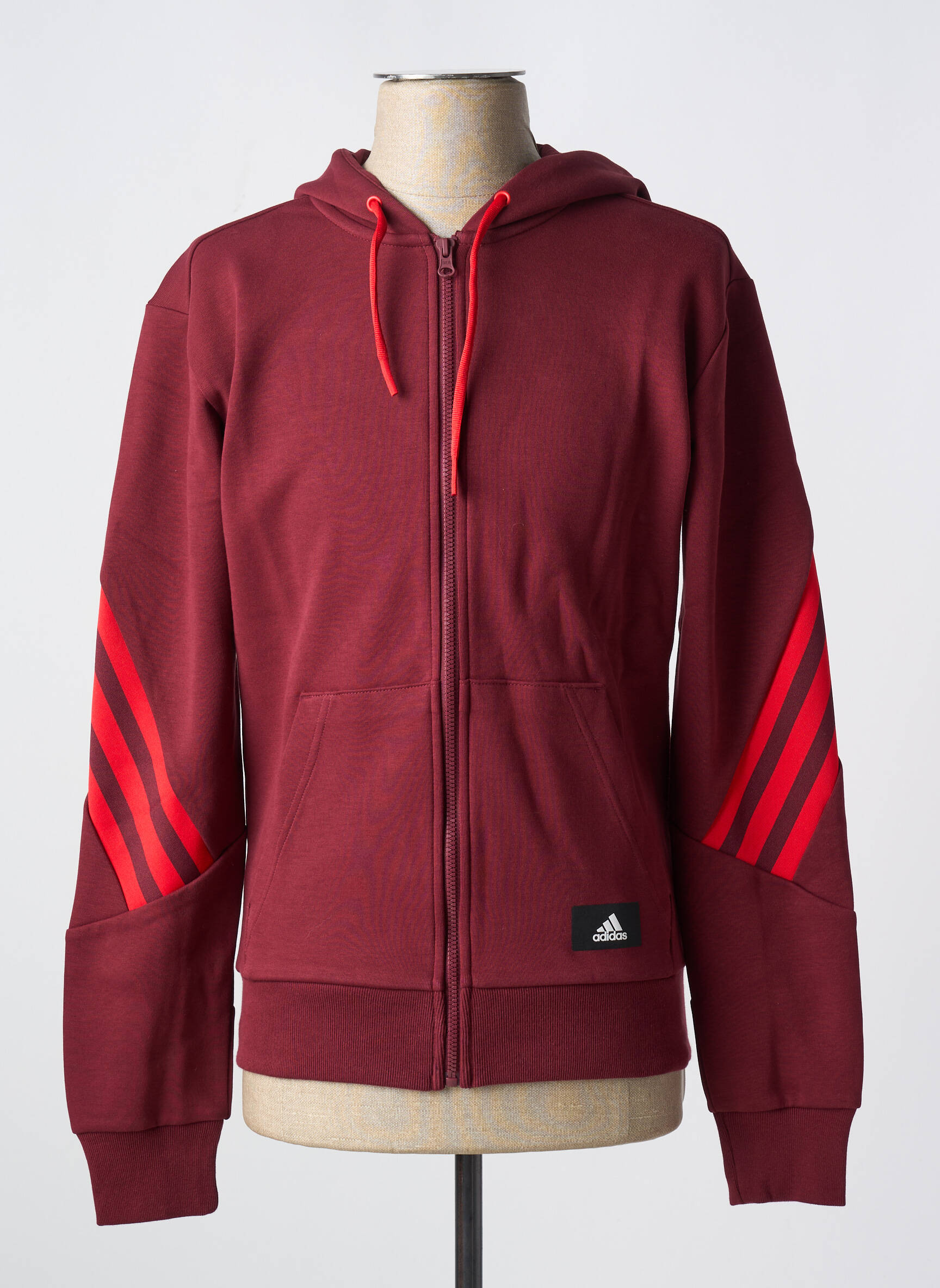 Ilgų rankovių liemenė raudona ADIDAS vyras