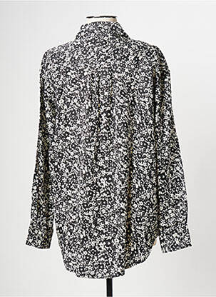 Moteriškas marškinys mao apykaklė juodas KNOWLEDGE COTTON APPAREL moteris