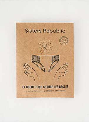 Menstruacinė kelnaitė juodas SISTERS REPUBLIC moteris