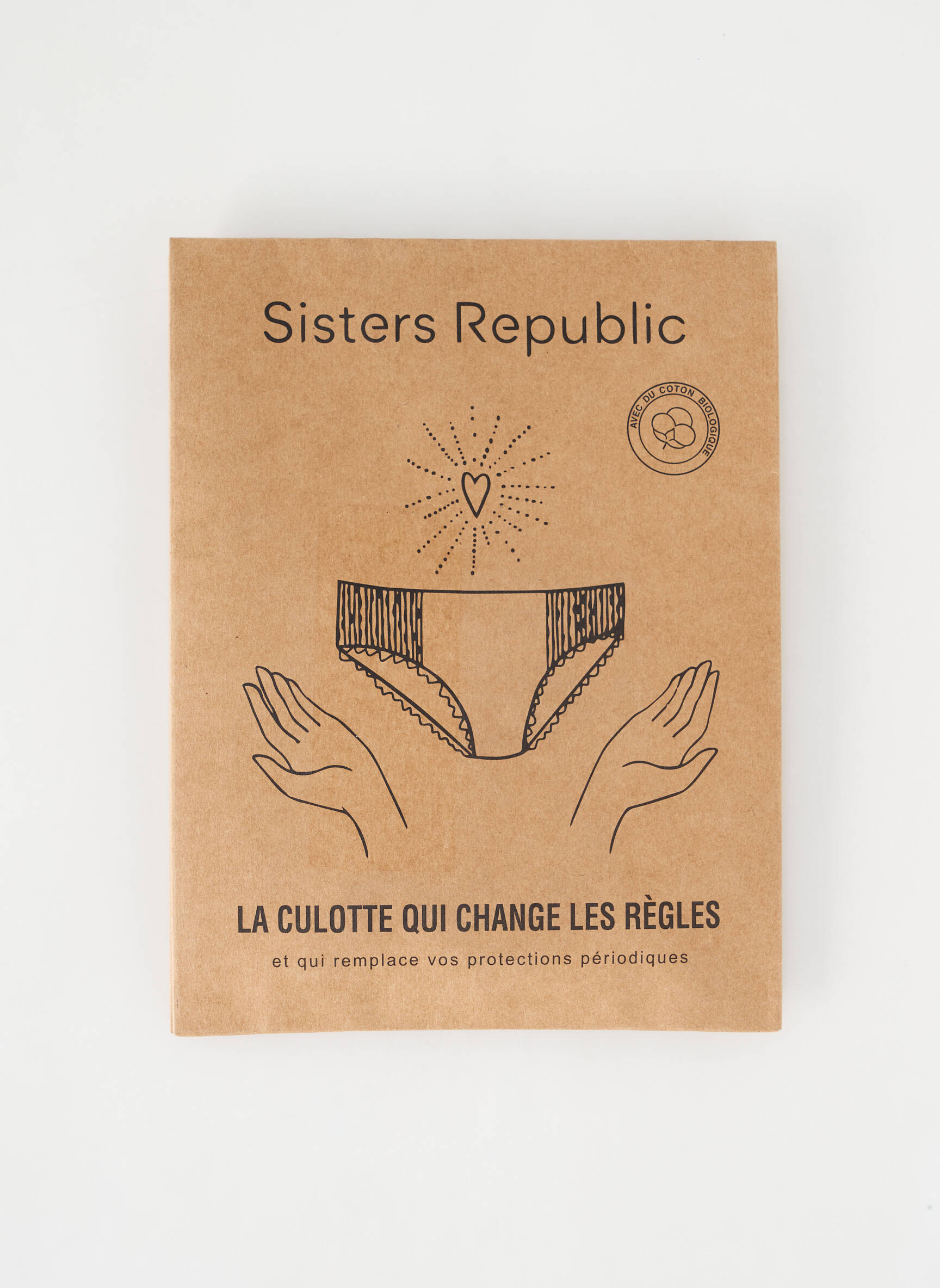 Menstruacinė kelnaitė juodas SISTERS REPUBLIC moteris