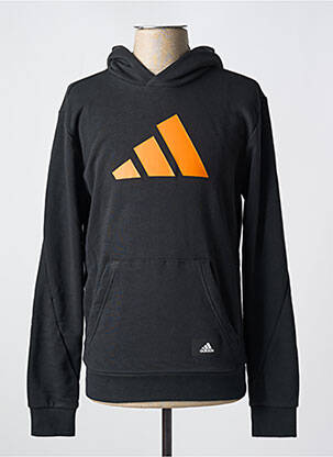 Kapišonas apvalus kaklas juodas ADIDAS vyras