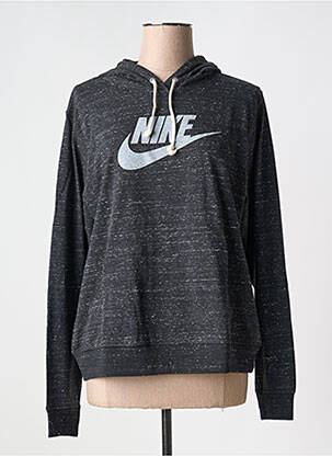 Kapišonas apvalus kaklas juodas NIKE moteris
