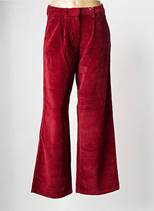Platus kelnes raudona KNOWLEDGE COTTON APPAREL moteris