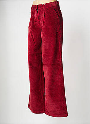 Platus kelnes raudona KNOWLEDGE COTTON APPAREL moteris