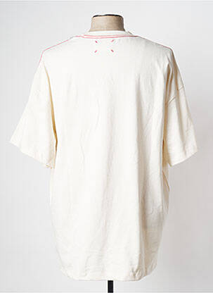 T-marškinys apvalus kaklas baltas KNOWLEDGE COTTON APPAREL vyras