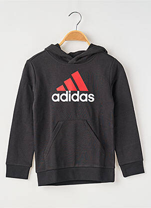 Kapišonas juodas ADIDAS berniukas