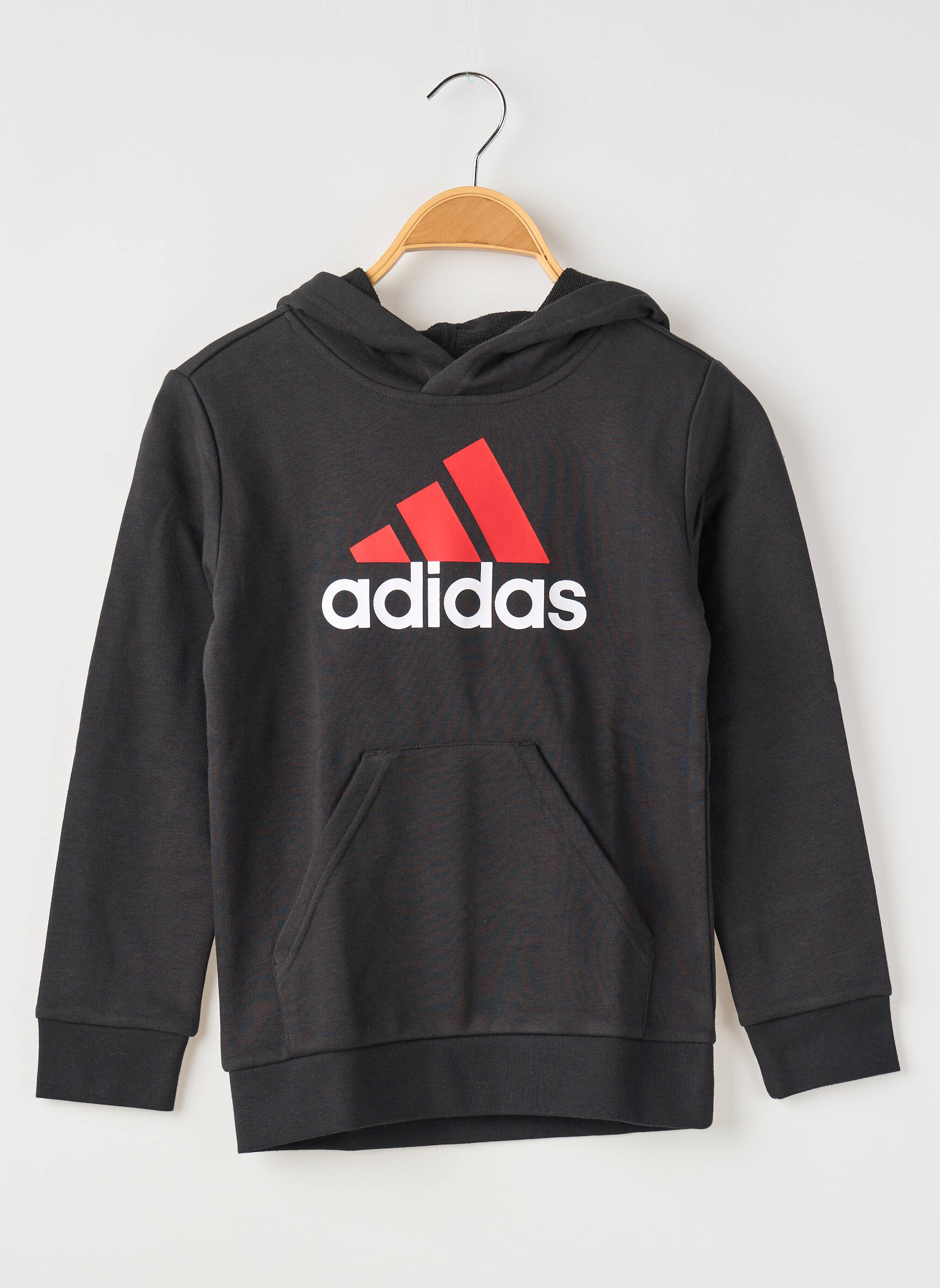 Kapišonas juodas ADIDAS berniukas
