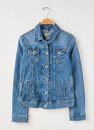 Džinsinė striukė mėlyna PEPE JEANS moteris