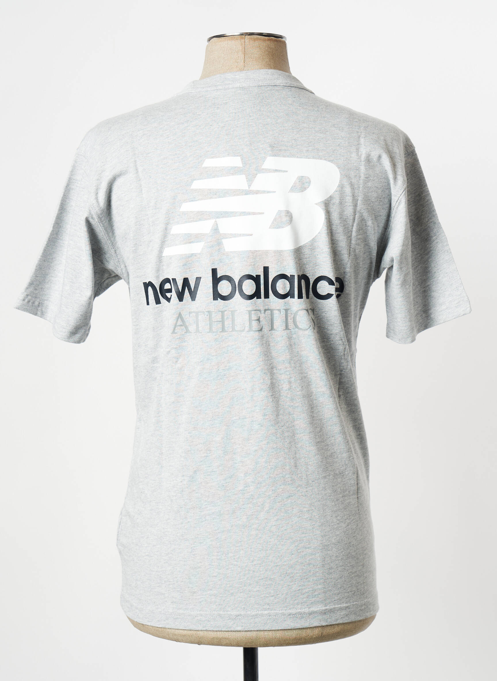 T-marškinys apvalus kaklas pilka NEW BALANCE vyras