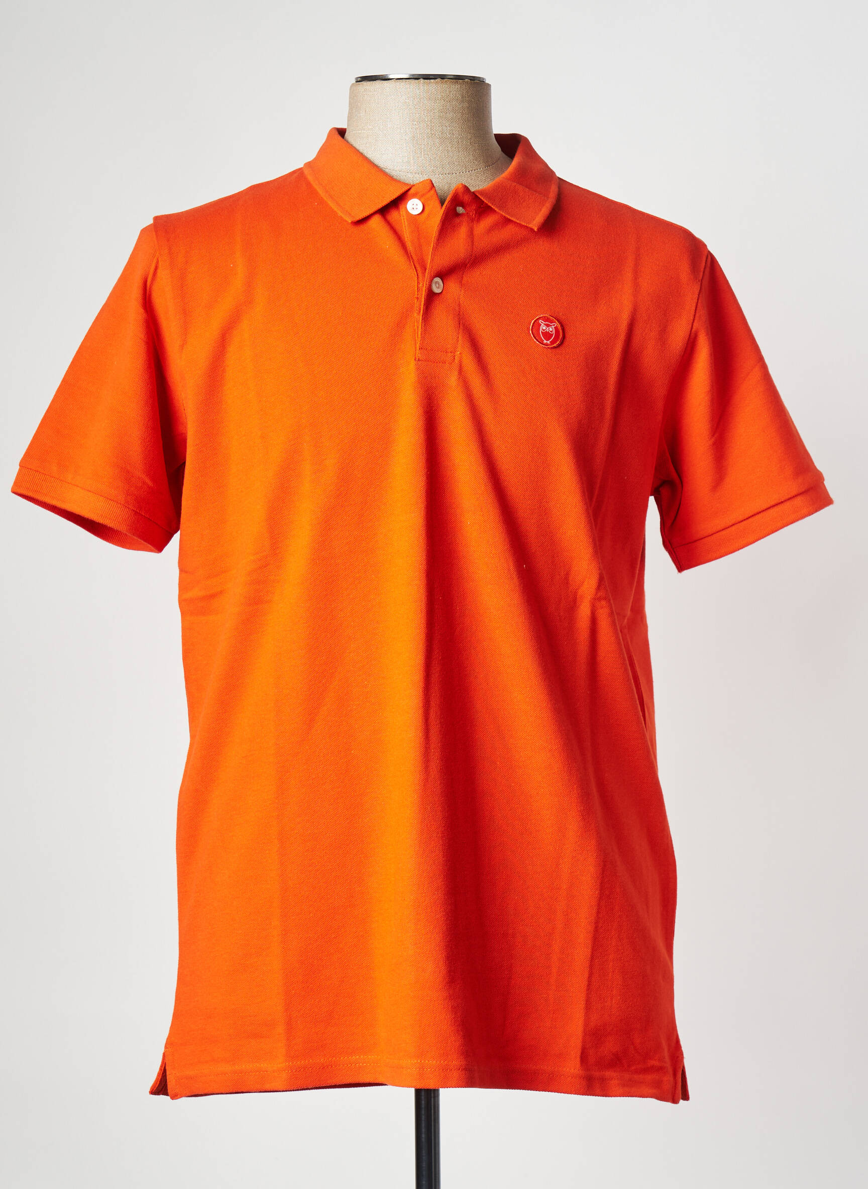Polo oranžinė KNOWLEDGE COTTON APPAREL vyras