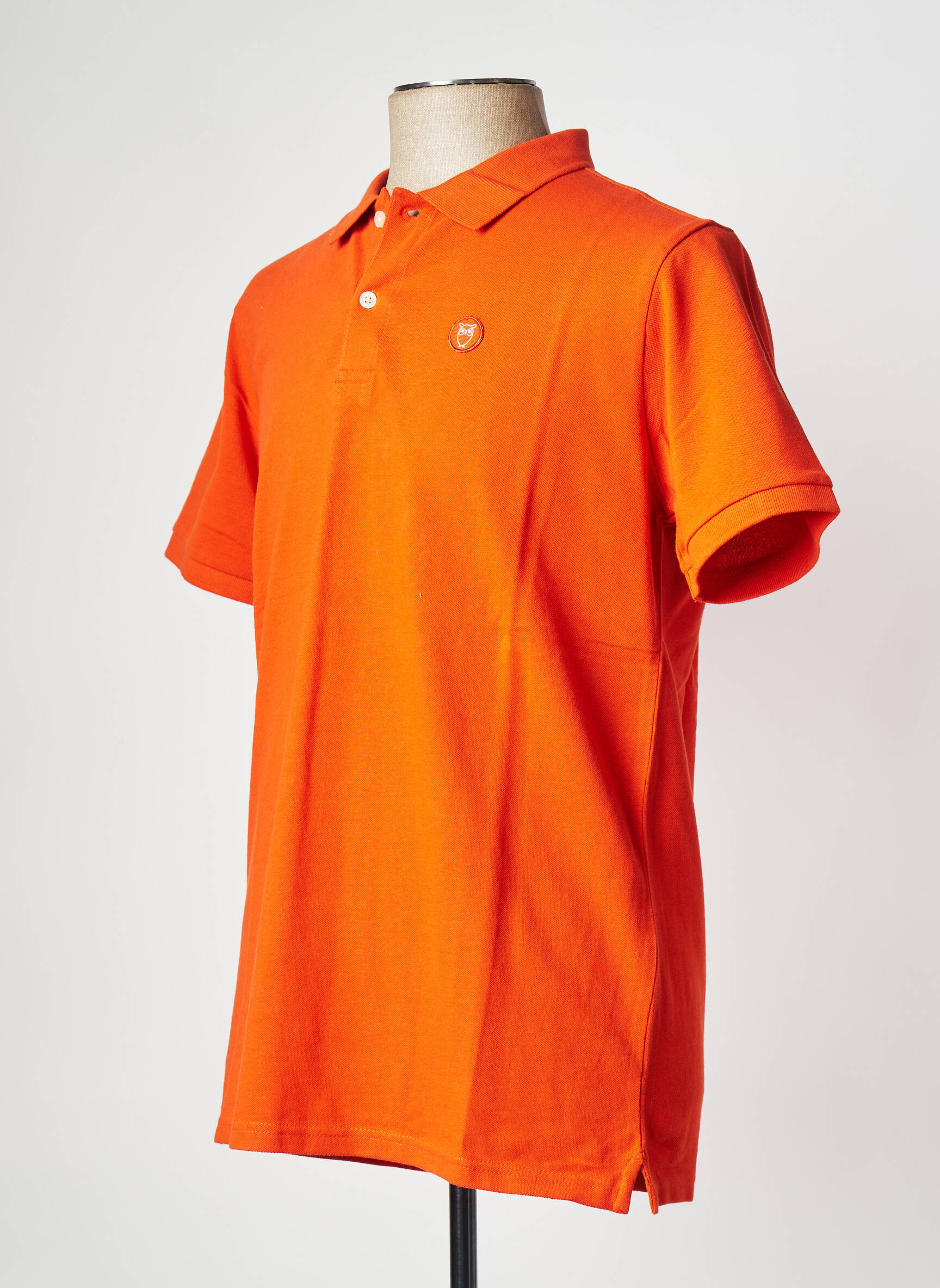 Polo oranžinė KNOWLEDGE COTTON APPAREL vyras