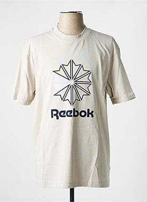 T-marškinys apvalus kaklas baltas REEBOK vyras