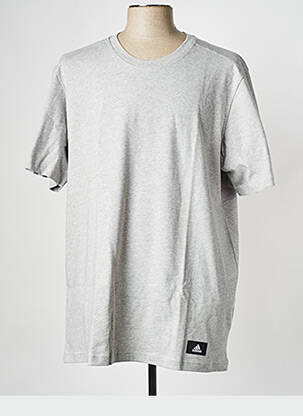 T-marškinys pilka ADIDAS vyras