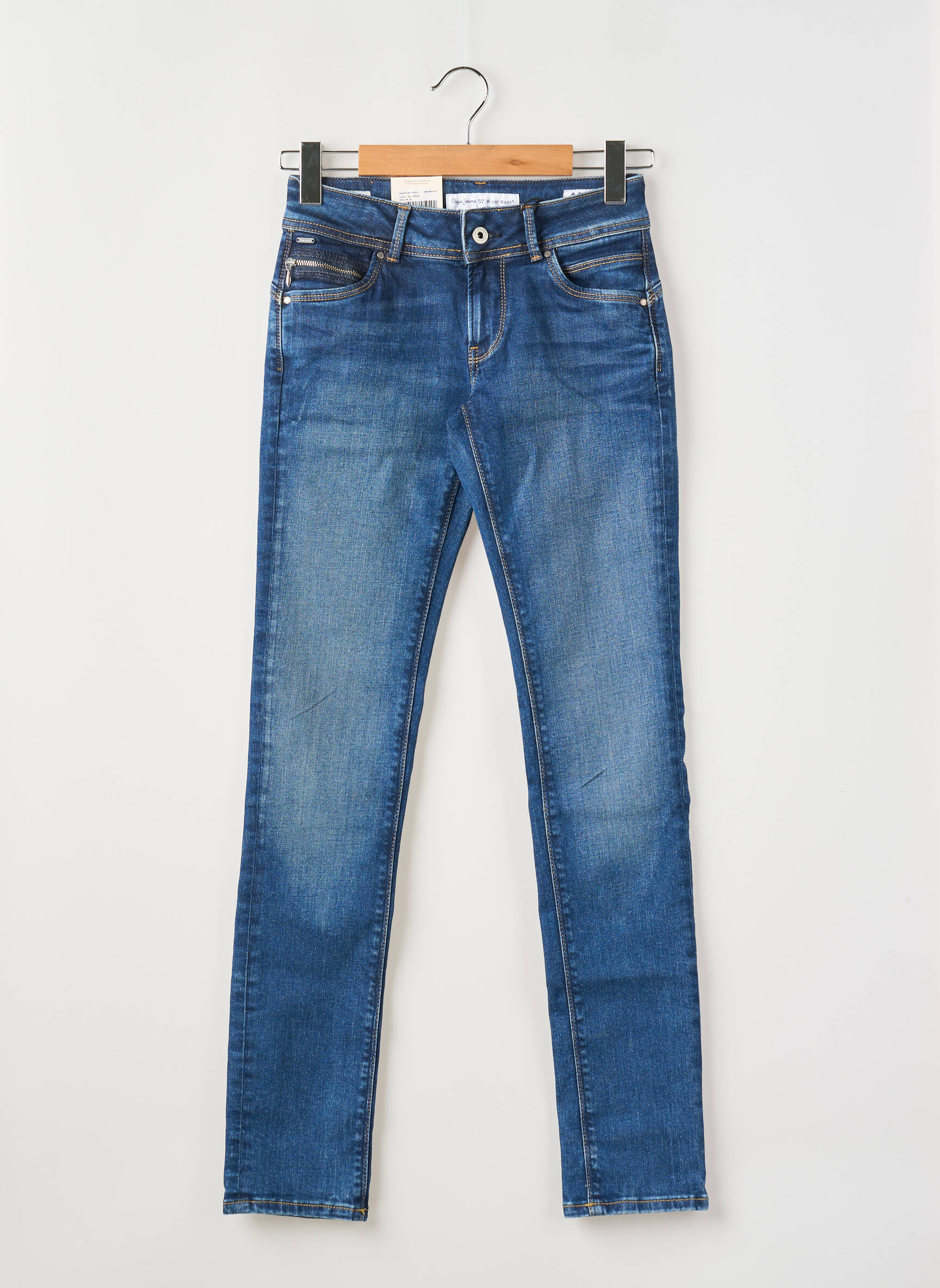 Tiesios kirpimo džinsai mėlyna PEPE JEANS moteris