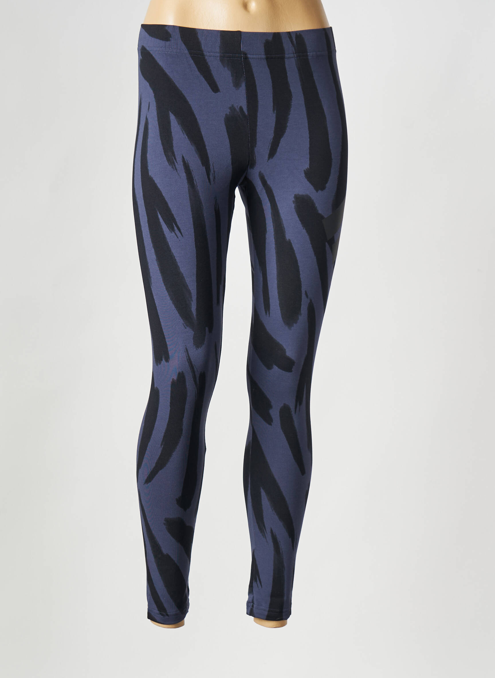 Legingas multisporto sportas mėlyna ADIDAS moteris