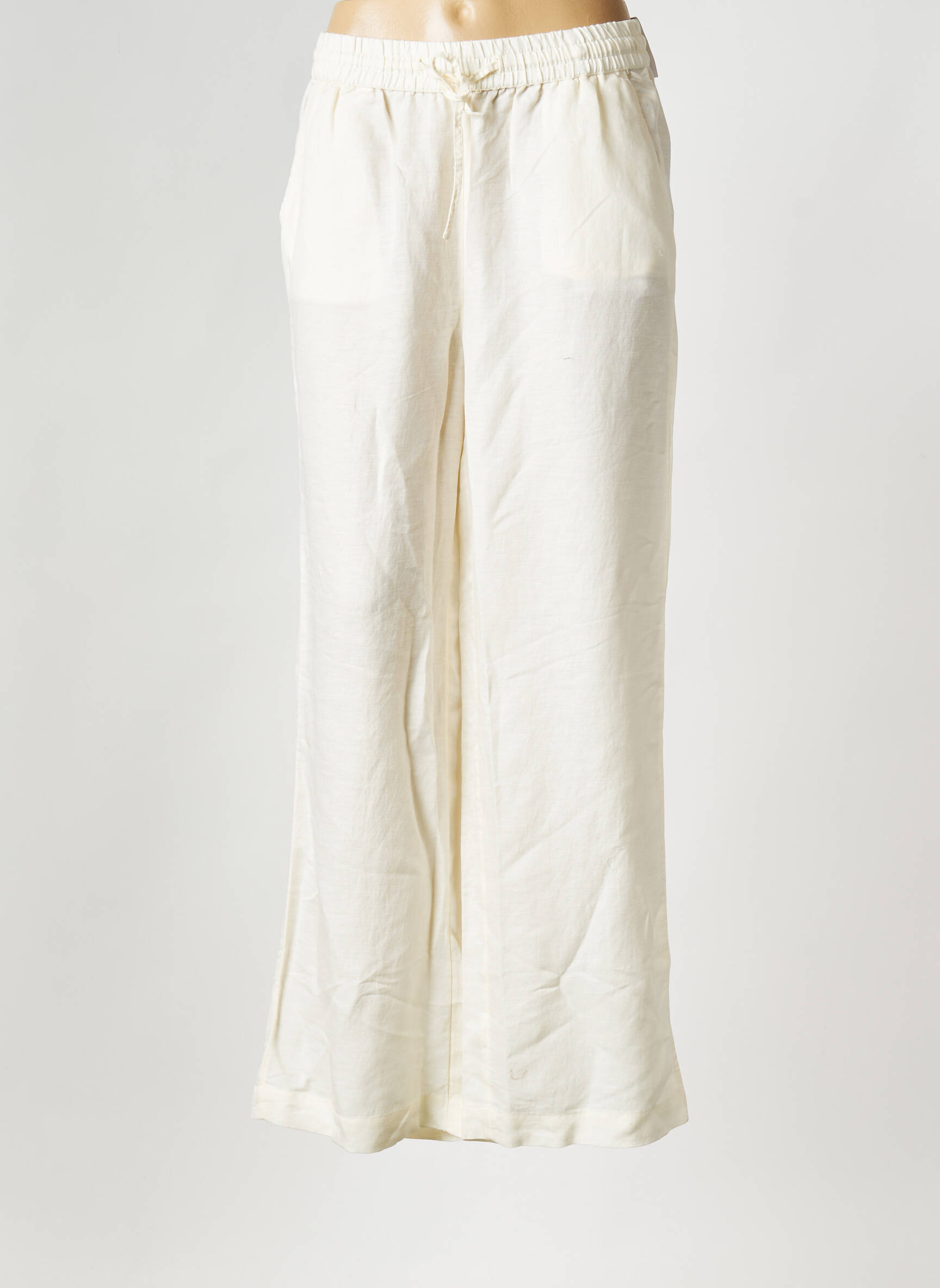 Tiesi kelnė baltas KNOWLEDGE COTTON APPAREL moteris
