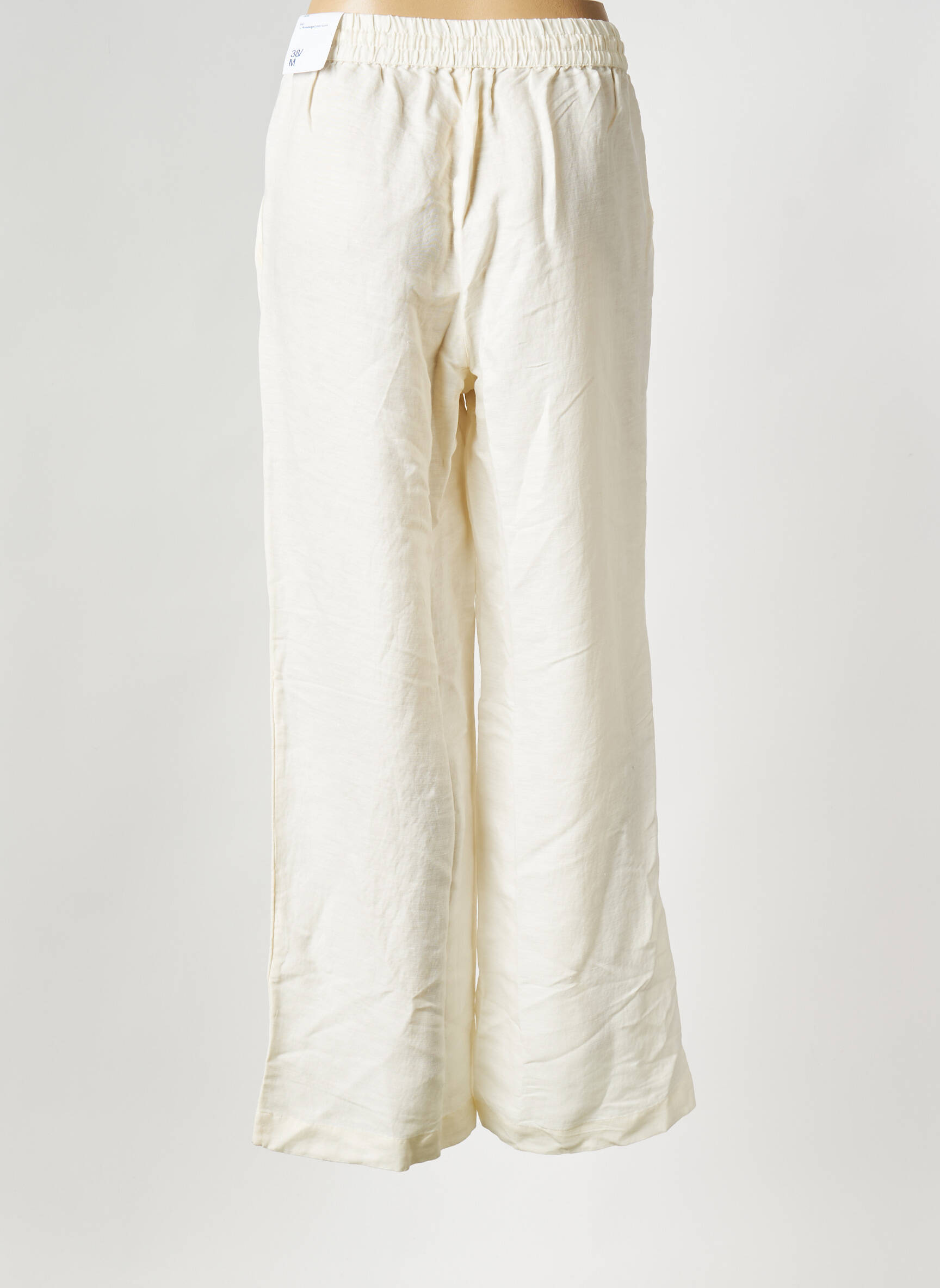 Tiesi kelnė baltas KNOWLEDGE COTTON APPAREL moteris