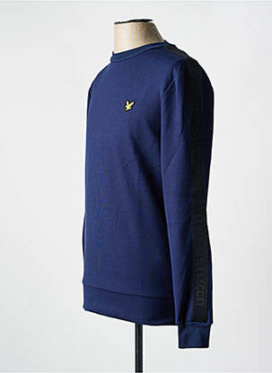 Mikroskopas apvalus kaklas mėlyna LYLE & SCOTT vyras