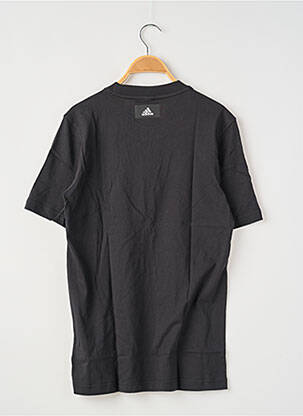T-marškinys apvalus kaklas juodas ADIDAS vyras
