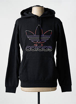 Kapišonas apvalus kaklas juodas ADIDAS vyras