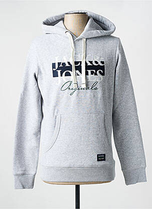 Kapišonas apvalus kaklas pilka JACK & JONES vyras