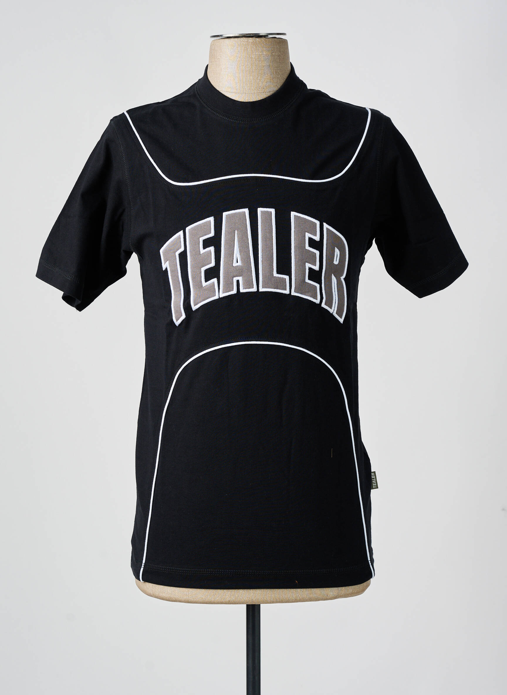 T-marškinys juodas TEALER vyras