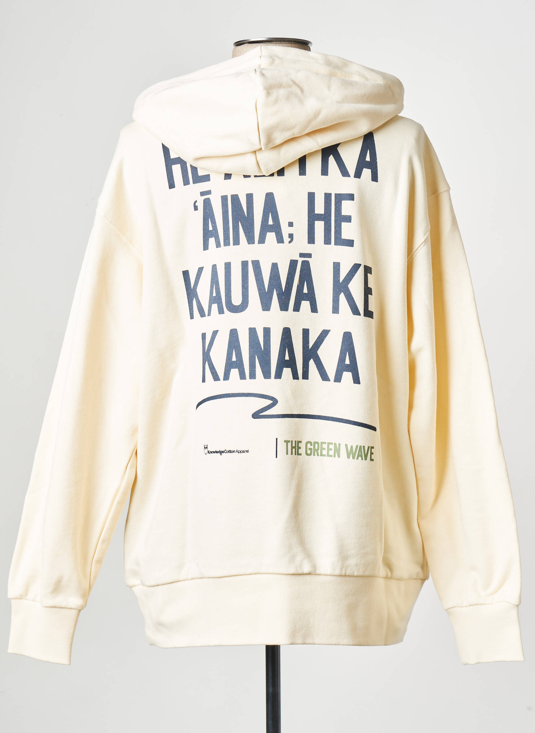 Kapišonas apvalus kaklas bežinis KNOWLEDGE COTTON APPAREL moteris