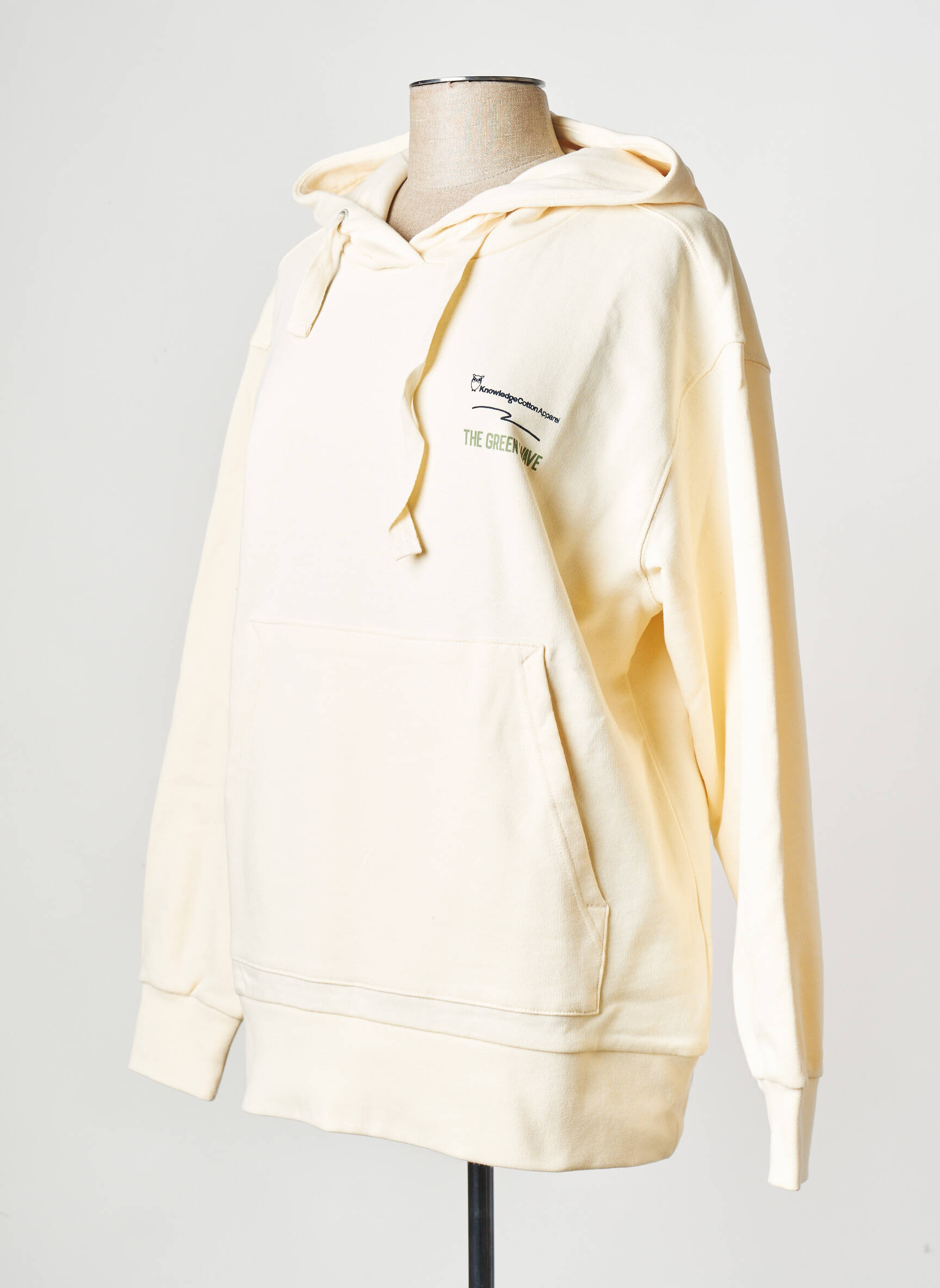 Kapišonas apvalus kaklas bežinis KNOWLEDGE COTTON APPAREL moteris