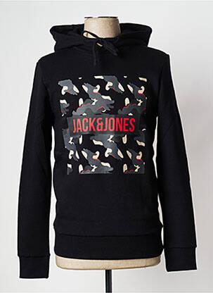 Kapišonas apvalus kaklas juodas JACK & JONES vyras