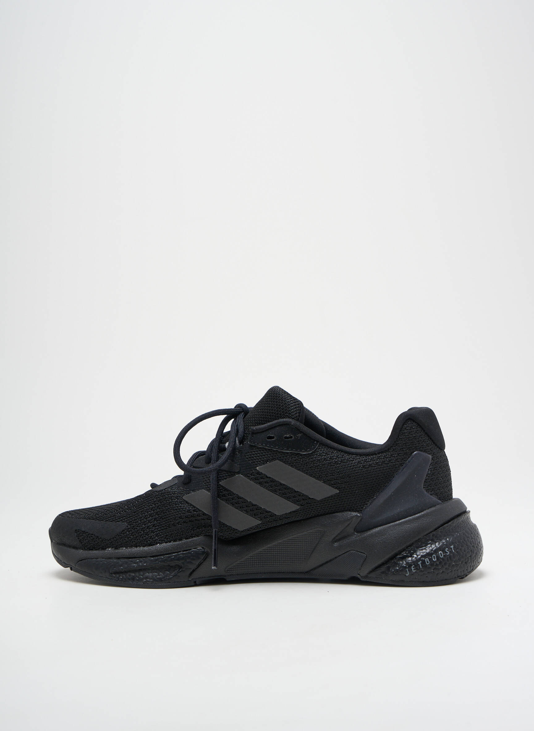 Bėgimo bateliai apvalus mygtukas plokščias kulnas iki 3 cm juodas ADIDAS moteris