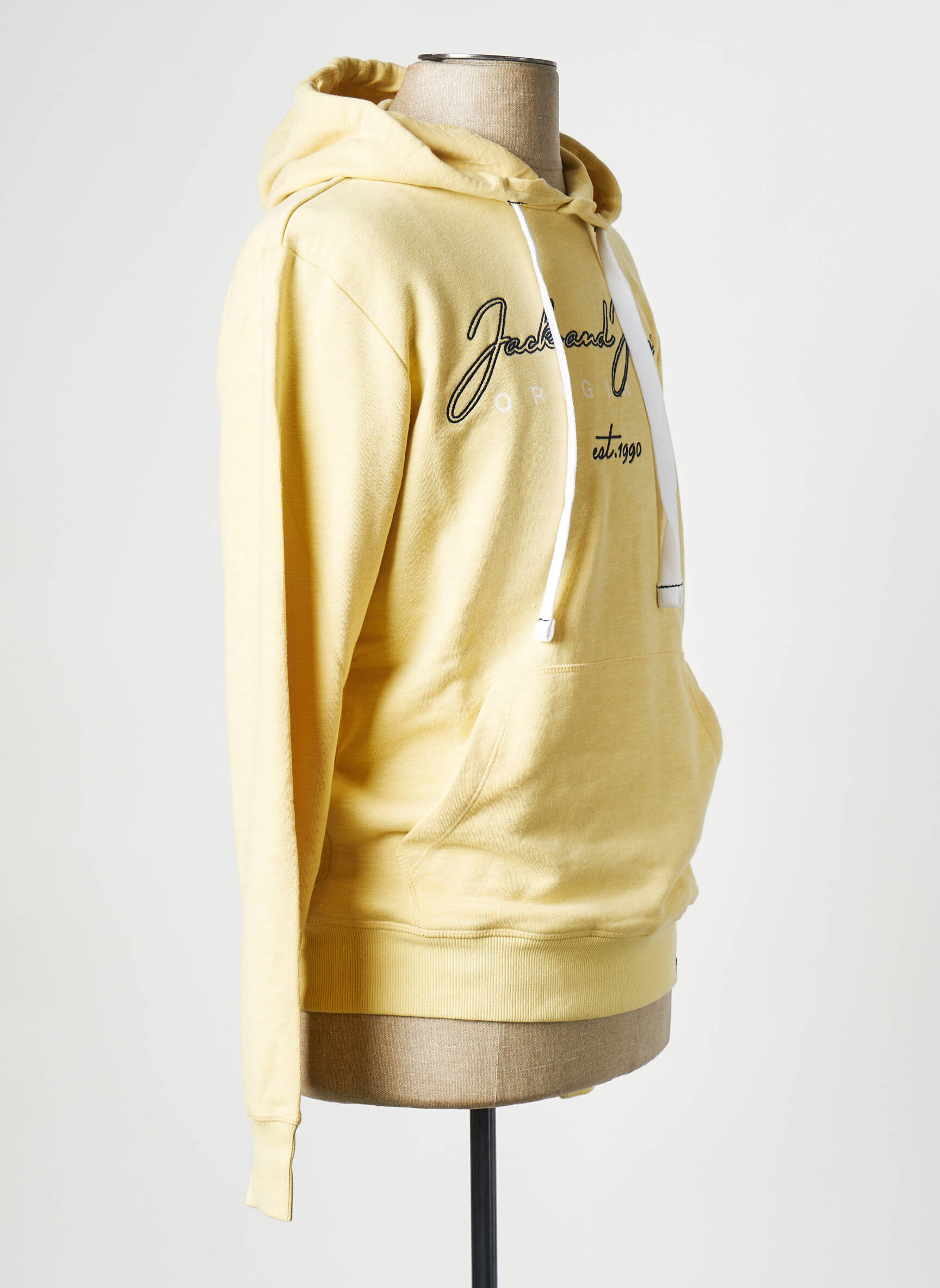 Kapišonas apvalus kaklas geltona JACK & JONES vyras